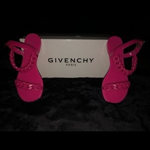 Givenchy Pink Jelly Sandals